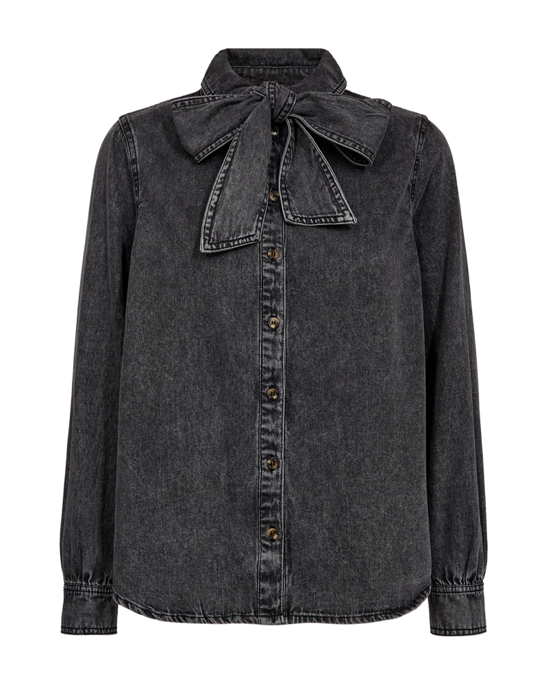 Freequent Lisea Shirt vintage grey denim - Afbeelding 3