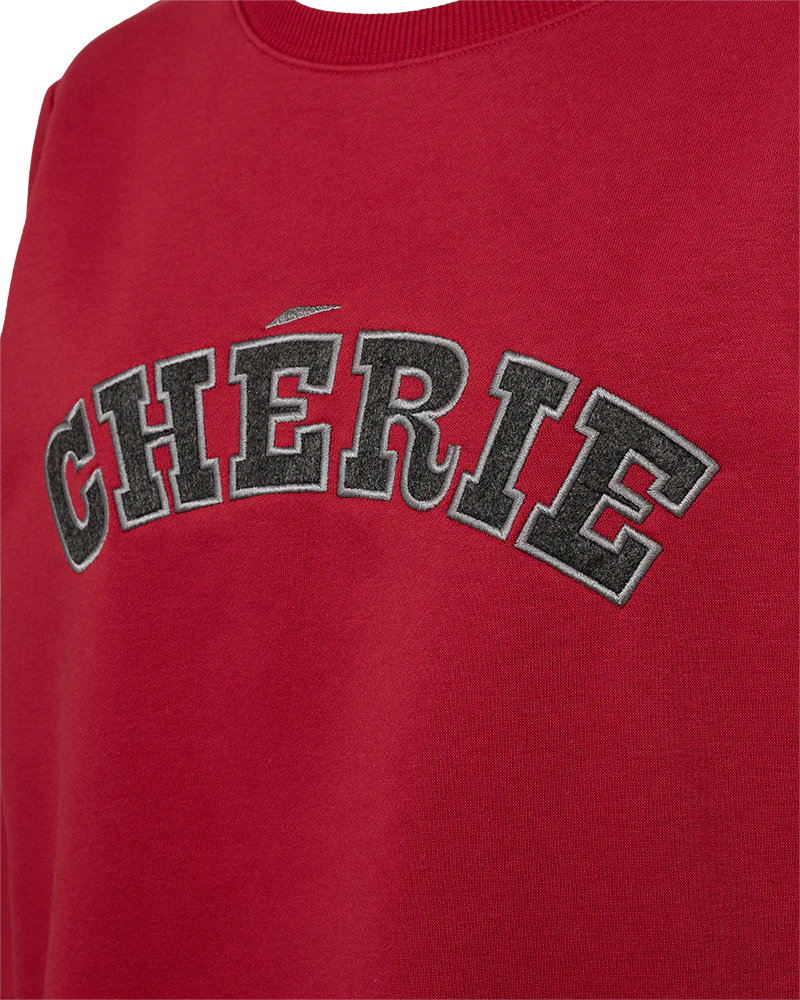 Freequent Wana Pullover sweater trui chili pepper w. dark grey - Afbeelding 6