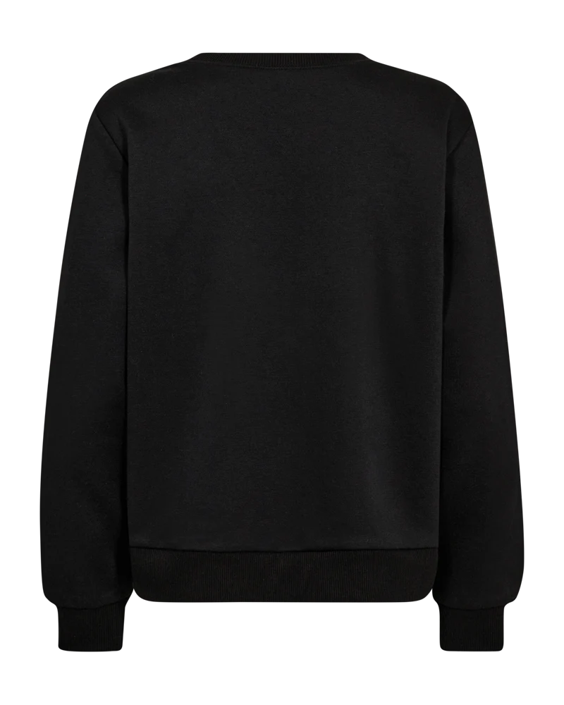 Freequent Wana Pullover sweater  trui black w. moonbeam - Afbeelding 5