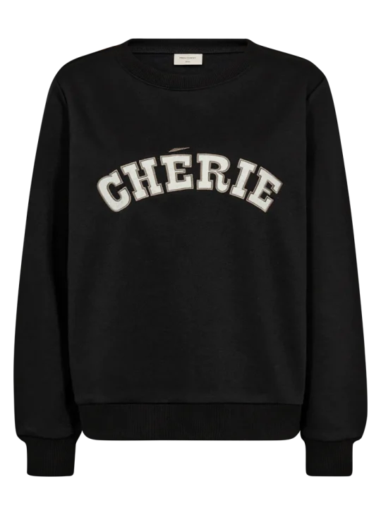 Freequent Wana Pullover black w. moonbeam