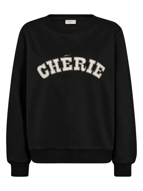Freequent Wana Pullover black w. moonbeam