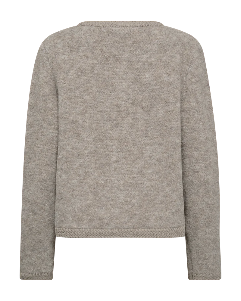 Freequent Grschrista Vest simply taupe melange - Afbeelding 5