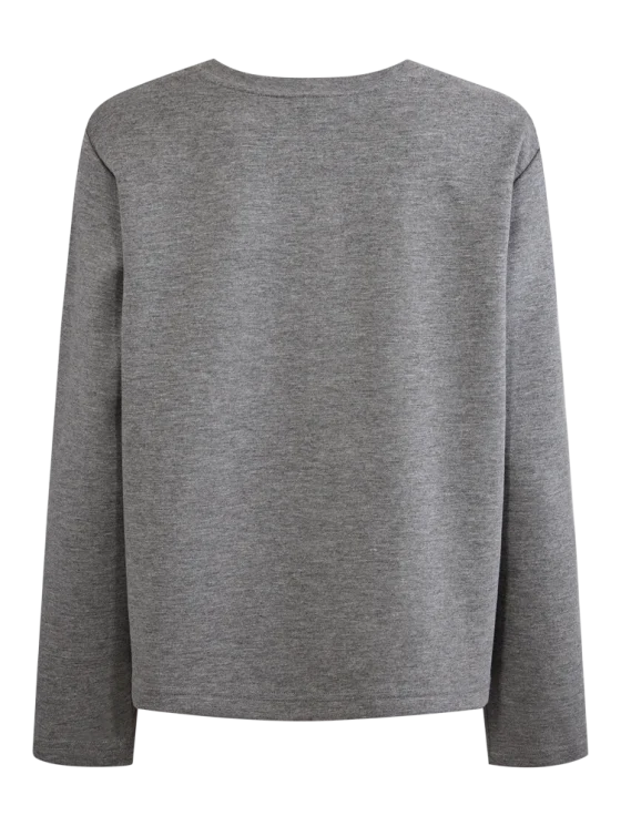 Freequent Ember Pullover medium grey melange - Afbeelding 5