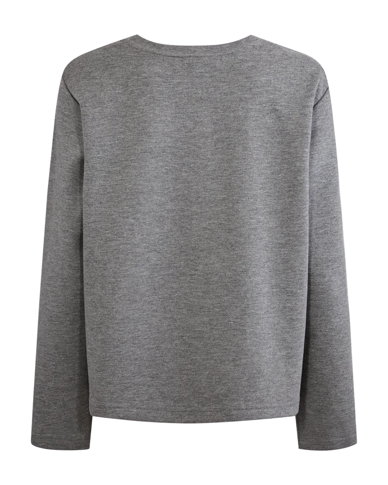 Freequent Ember Pullover sweater medium grey melange - Afbeelding 5