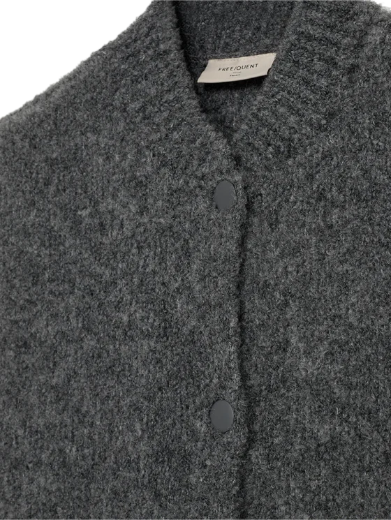 Freequent Jump Gilet dark grey melange - Afbeelding 2