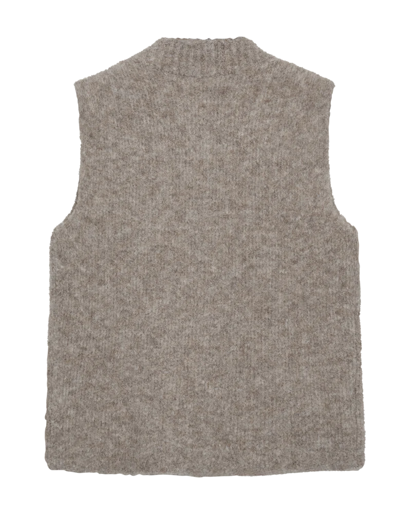 Freequent Jump Gilet desert taupe melange - Afbeelding 7