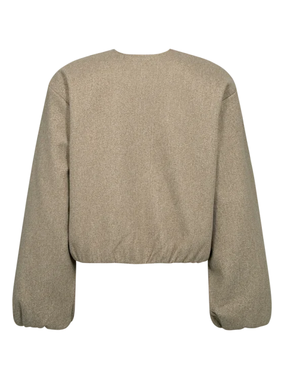 Freequent Yanna Jacket silver mink melange - Afbeelding 3