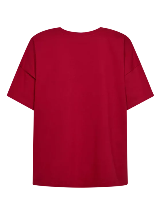 Freequent Carol Tee chili pepper w. dark grey - Afbeelding 7