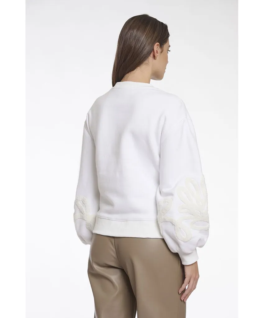 Rino & Pelle Quincy Trui snow white - Afbeelding 2