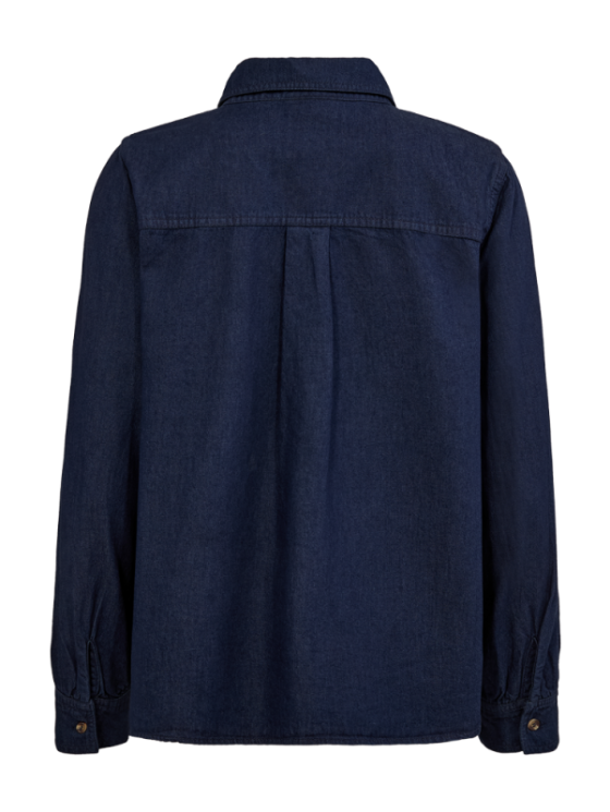 Freequent Lisea Shirt indigo blue denim - Afbeelding 2