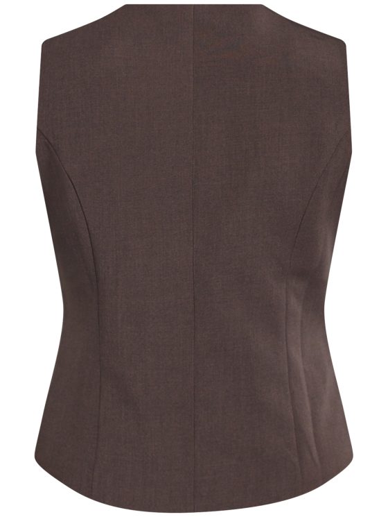 Sisterspoint Gema Gilet dark chocolate - Afbeelding 3