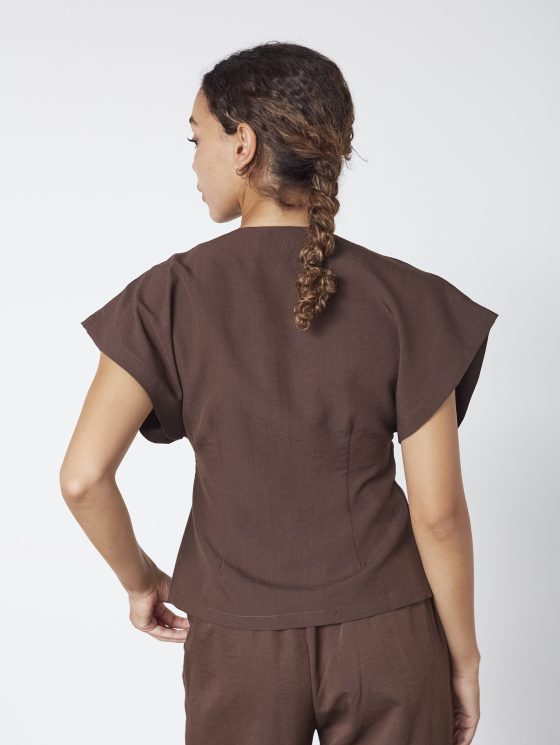 Sisterspoint Gevela Top brown - Afbeelding 2