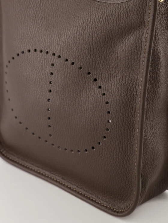 Tina Crossbody Tas leer donkerbruin T1106 - Afbeelding 3