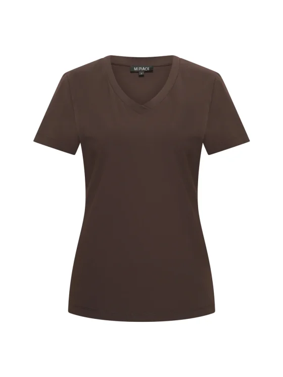 Mi piace Travelshirt espresso  top 202080