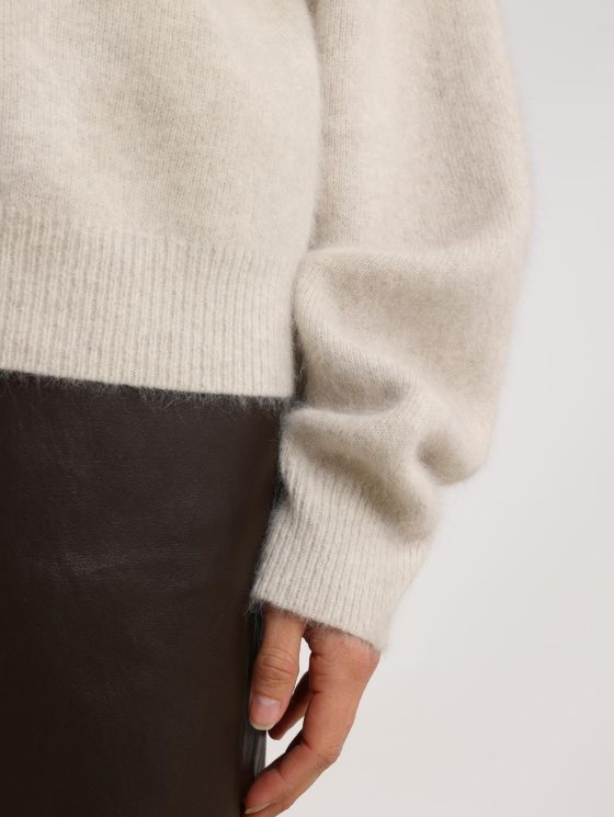 Nukus Magda Cardigan Vest off white - Afbeelding 4