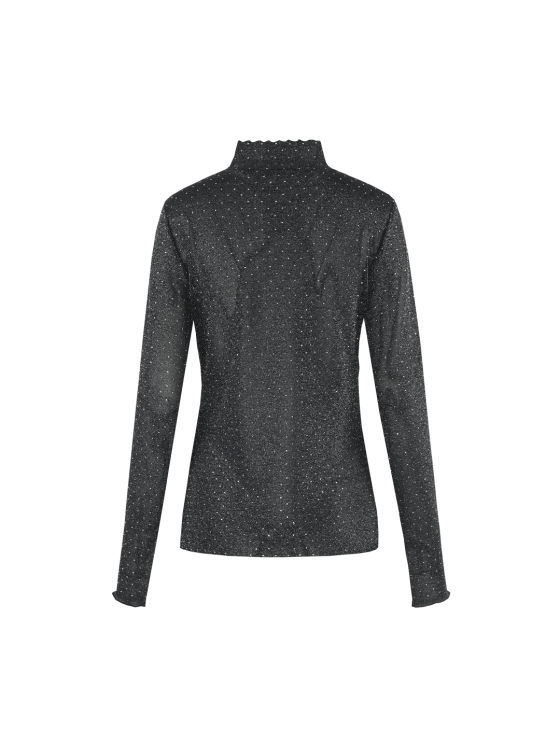 C&S Tatiana Glitter Top zwart - Afbeelding 5