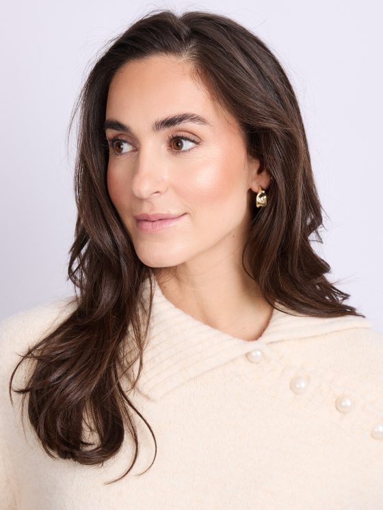 C&S Kelsey Knit Pullover zand - Afbeelding 4