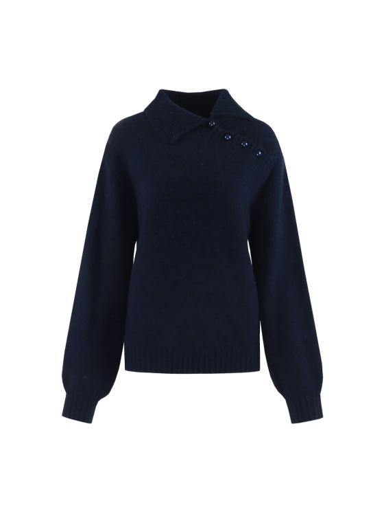 C&S Kelsey Knit Pullover midnight blue