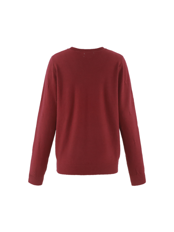 C&S Kathleen Knit Pullover amarone cabernet - Afbeelding 2