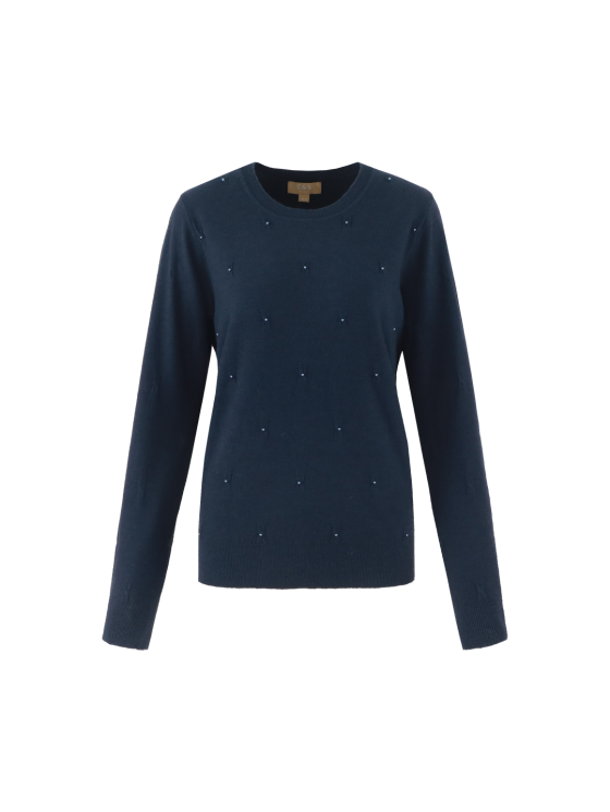 C&S Kathleen Knit Pullover midnight blue - Afbeelding 2