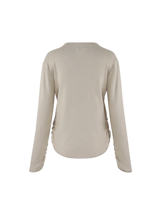 C&S Kristen Knit Pullover zand - Afbeelding 5