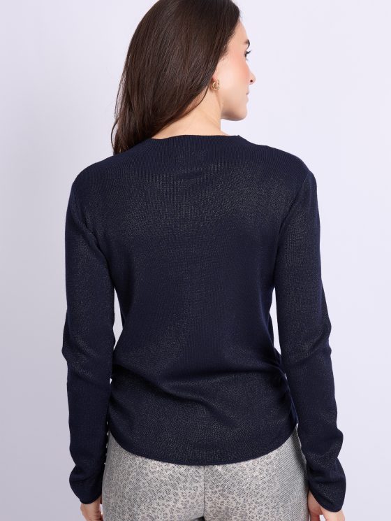 C&S Kristen Knit Pullover midnight blue - Afbeelding 2