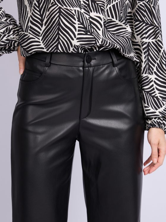 C&S Puck PU Broek zwart - Afbeelding 5