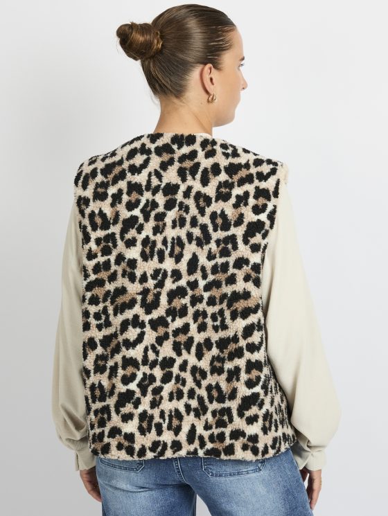 C&S Gita Gilet sand/black - Afbeelding 3