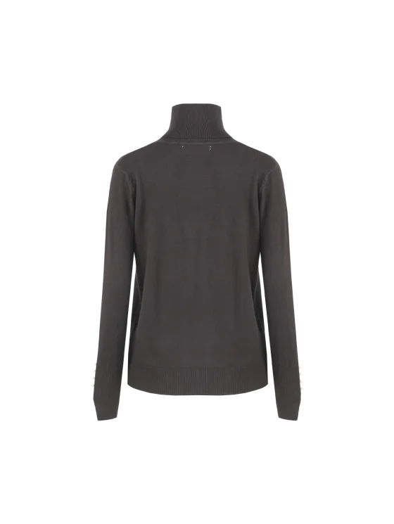 C&S Kalisse Knit Pullover dark chocolate - Afbeelding 5