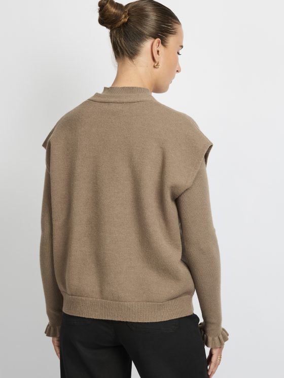 C&S Vivian Gilet bronze - Afbeelding 2