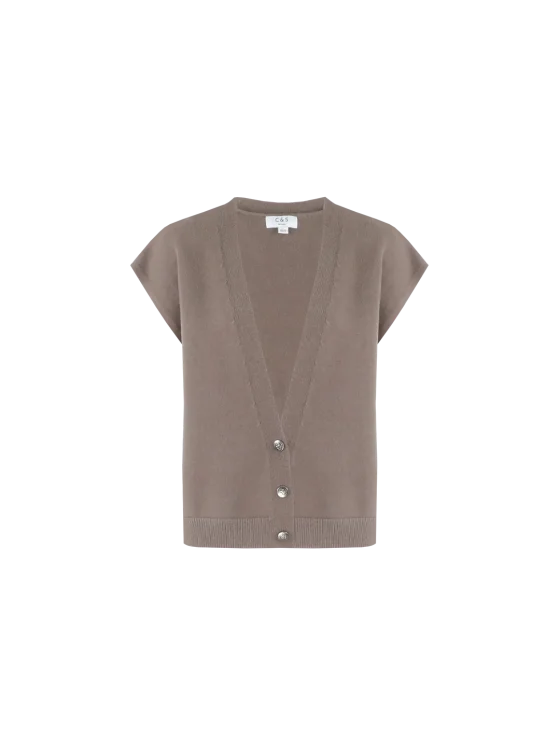 C&S Vivian Gilet bronze - Afbeelding 4