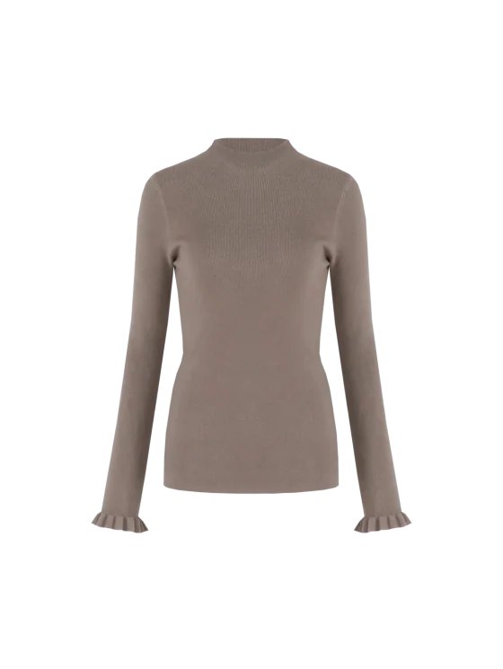 C&S Astrid Knit Pullover bronze - Afbeelding 4