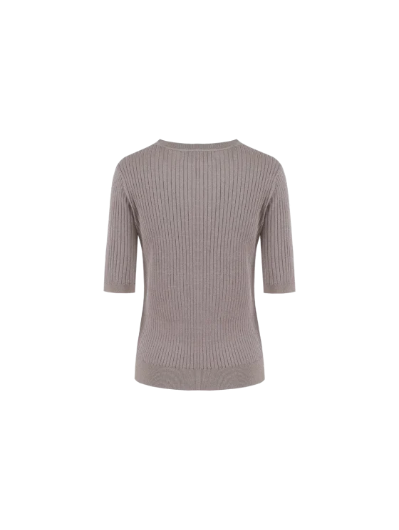 C&S Anne Knit Pullover bronze - Afbeelding 5