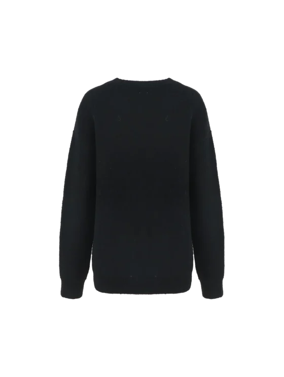 C&S Klaartje Knit Pullover zwart - Afbeelding 3