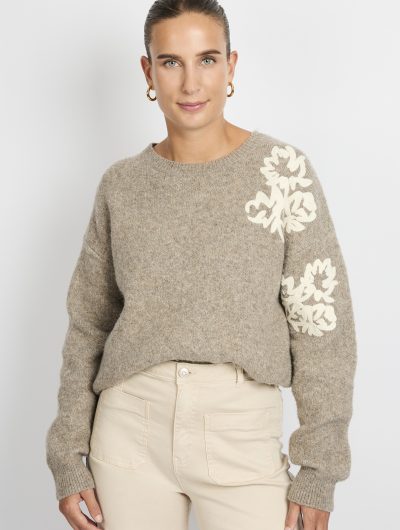 C&S Klaartje Knit Pullover bronze