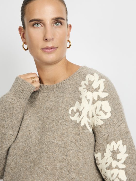 C&S Klaartje Knit Pullover bronze - Afbeelding 2