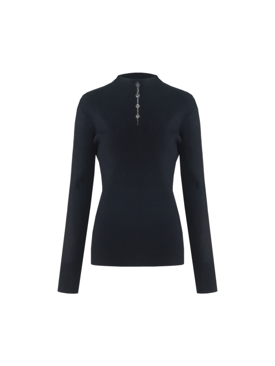 G-maxx Aksel Knitting Top zwart
