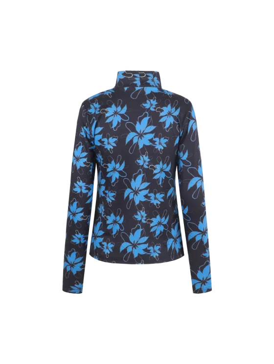 Fluresk Vida Top black / bright blue - Afbeelding 5