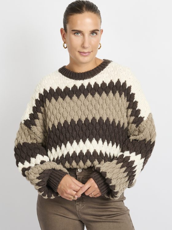 C&S Kool Knit Pullover dark chocolate / bronze - Afbeelding 2