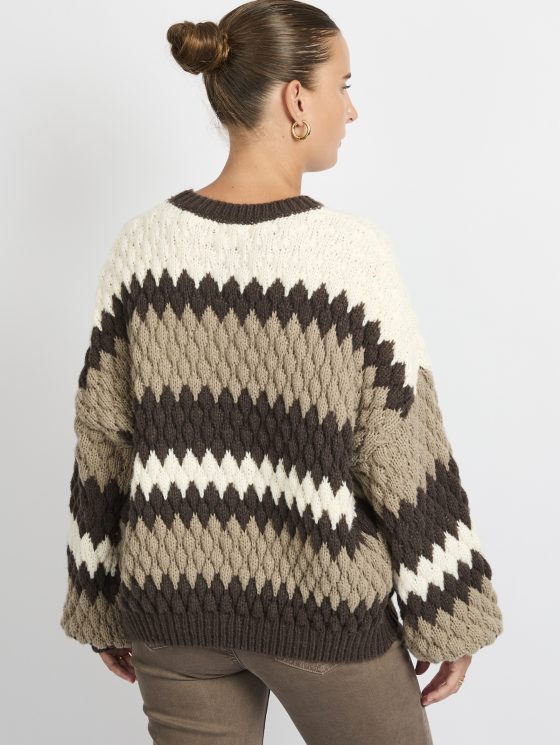 C&S Kool Knit Pullover dark chocolate / bronze - Afbeelding 3