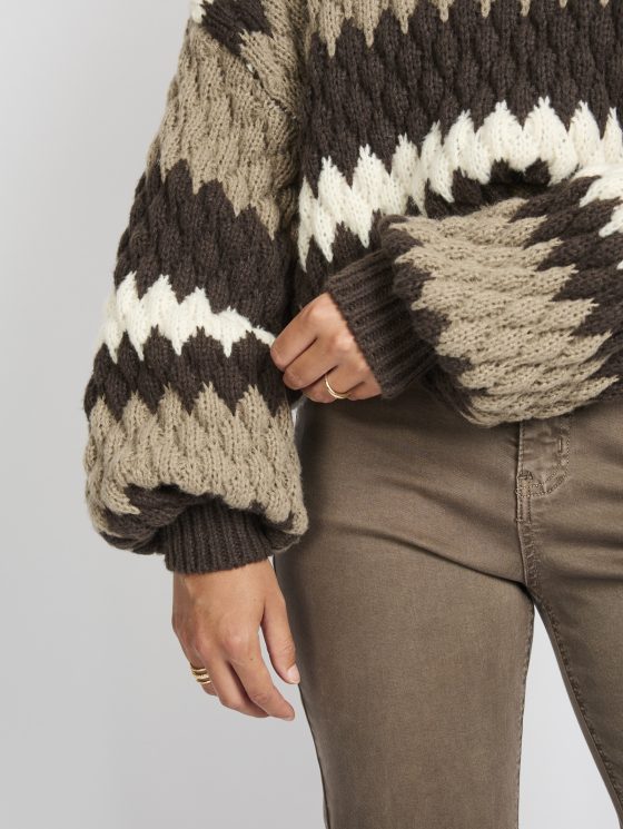C&S Kool Knit Pullover dark chocolate / bronze - Afbeelding 4