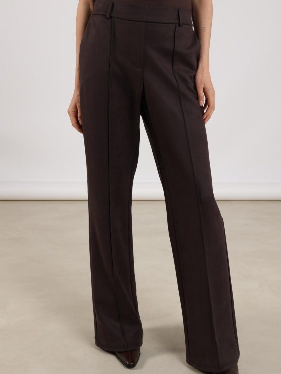 Nukus Jill Scuba Broek dark chocolate - Afbeelding 3