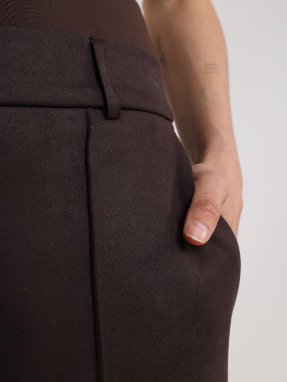Nukus Jill Scuba Broek dark chocolate - Afbeelding 5