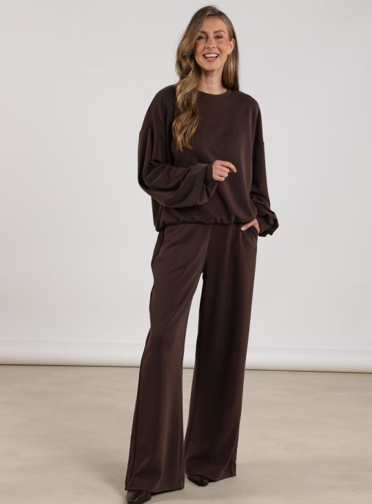 Nukus Gaia Broek dark chocolate