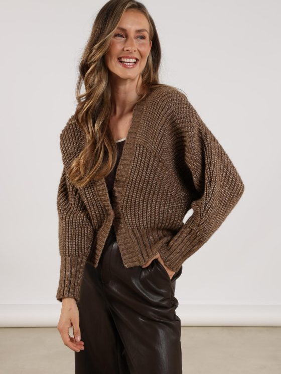 Nukus Jolijn Cardigan Vest light fango - Afbeelding 2