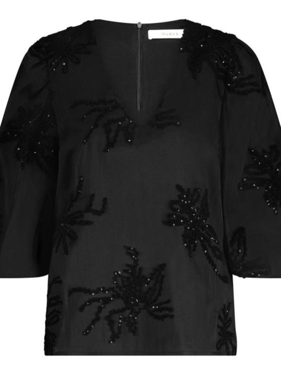 Nukus Delilah Blouse Embroidery zwart - Afbeelding 5