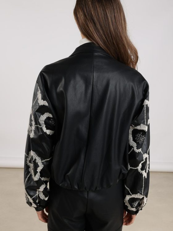 Nukus Fiene Jacket Embroidery zwart - Afbeelding 4