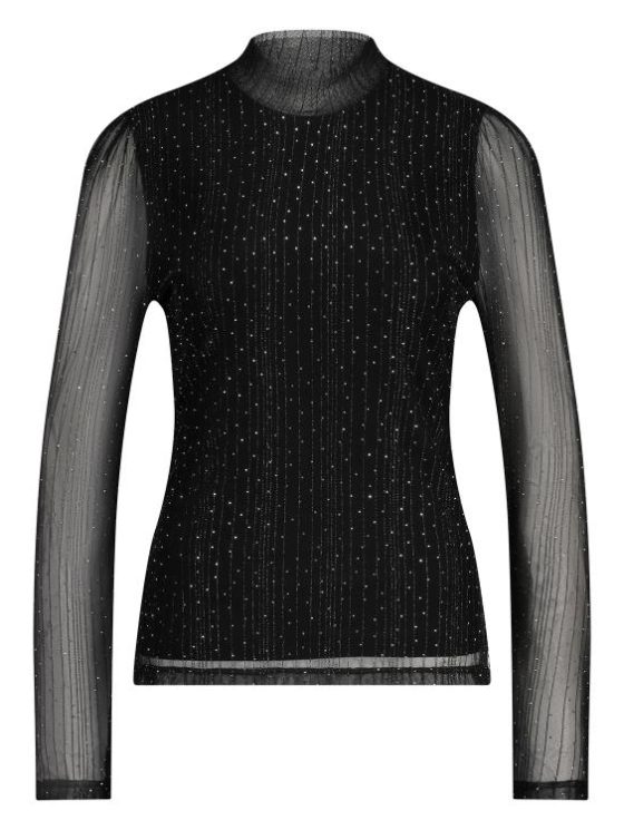 Nukus Puck Top Strass zwart - Afbeelding 5