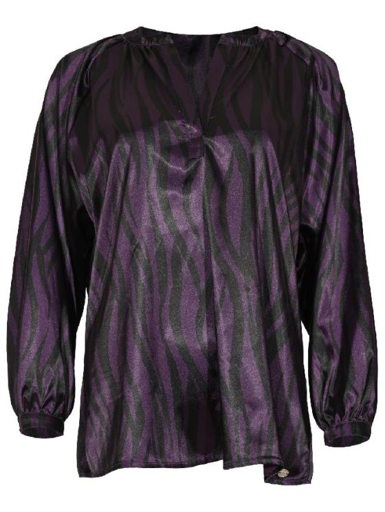 Maicazz Raaika Top zebra plum - Afbeelding 2