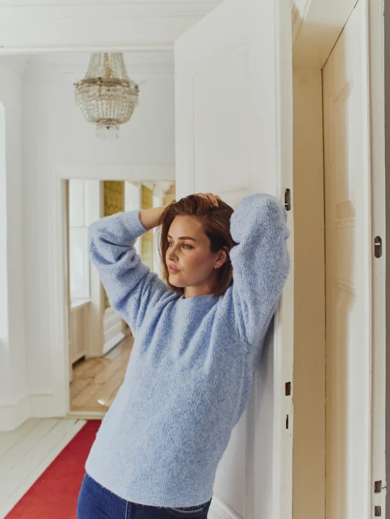 Freequent Grsevalin Pullover serenity melange - Afbeelding 5